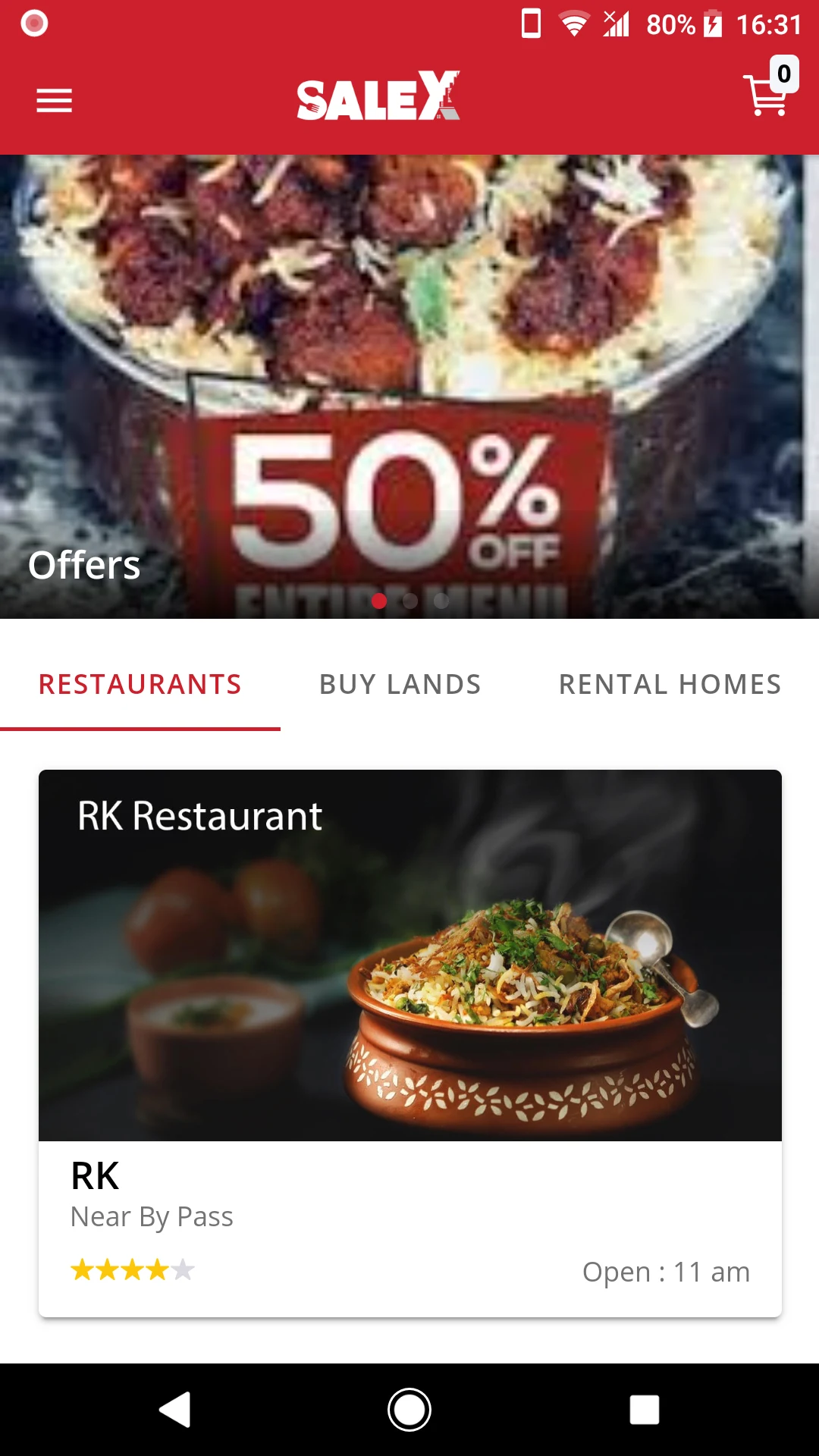 salex screenshot